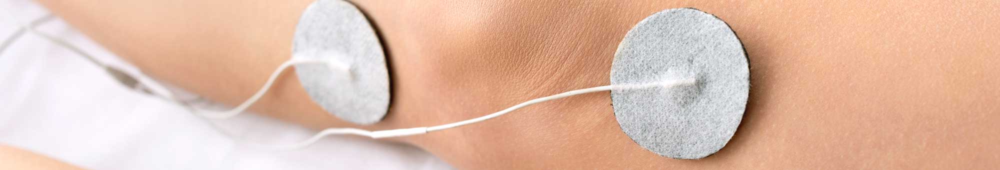 Patient receiving Electrotherapy