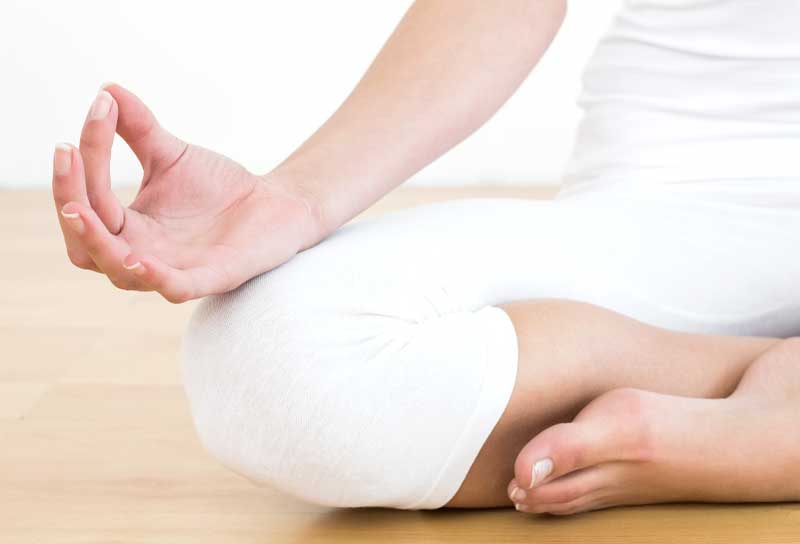 Woman doing Pilates