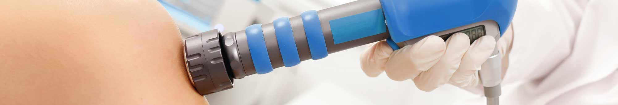 Patient receiving Shockwave Therapy